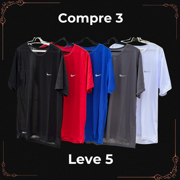 Kit 5 Camisas DriFrit NK Elastic - [Compre 3 Leve 5]