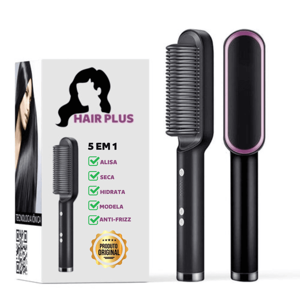 PROMOÇÂO - Escova Alisadora Hair Plus - FRETE GRÁTIS